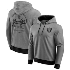 Las Vegas Raiders Darius Rucker Collection Tonal Knit Pullover Hoodie - Black on sale