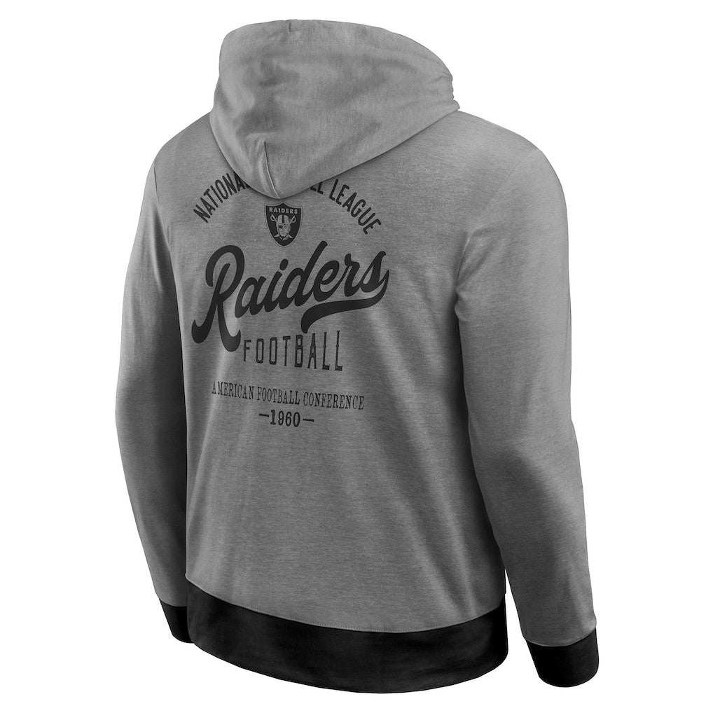 Las Vegas Raiders Darius Rucker Collection Tonal Knit Pullover Hoodie - Black on sale