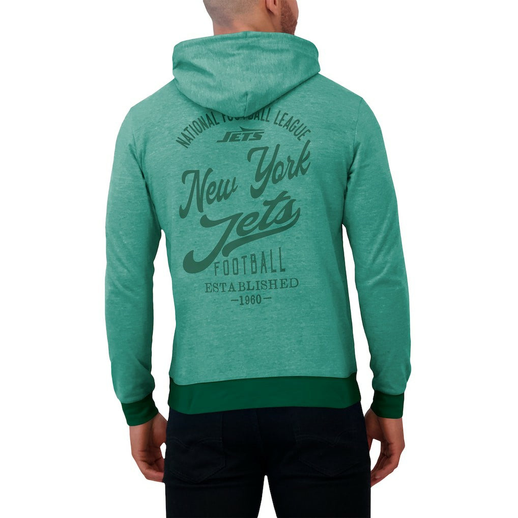 New York Jets Darius Rucker Collection Tonal Knit Pullover Hoodie - Green sale