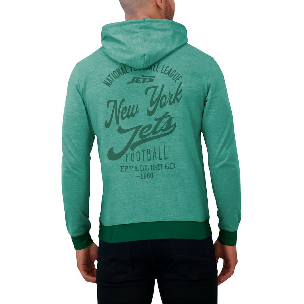 New York Jets Darius Rucker Collection Tonal Knit Pullover Hoodie - Green sale