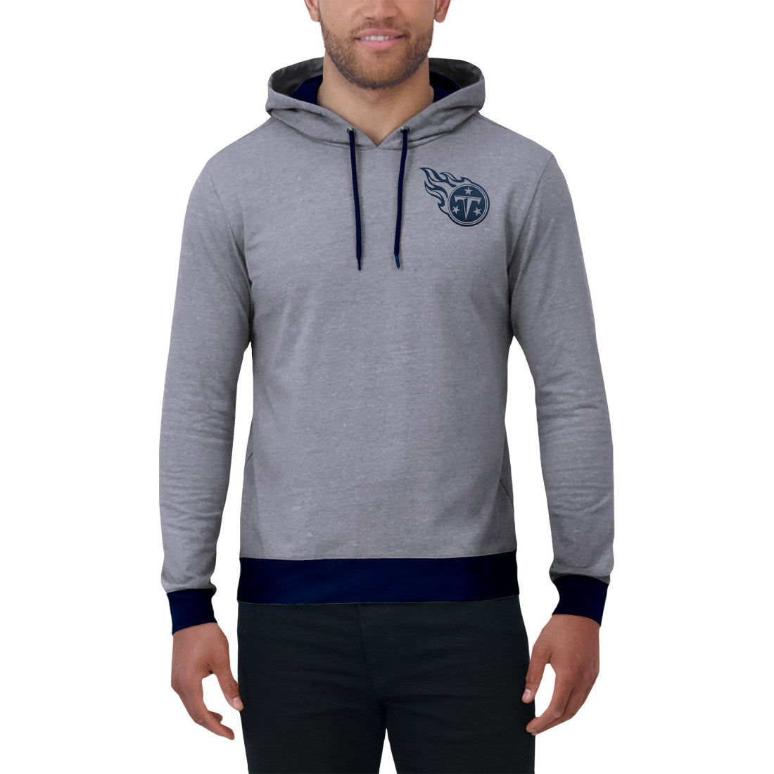 Tennessee Titans Darius Rucker Collection Tonal Knit Pullover Hoodie - Navy cheap