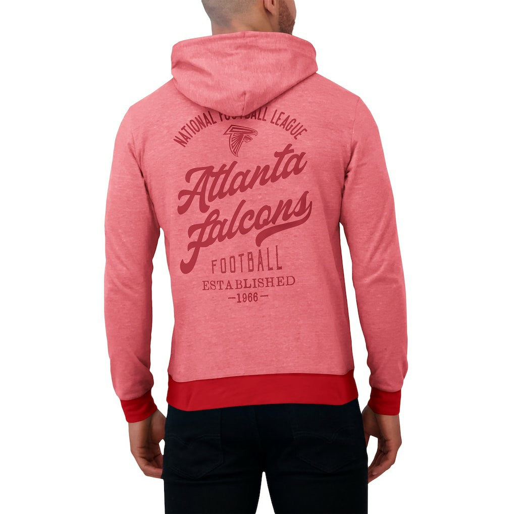 Atlanta Falcons Darius Rucker Collection Tonal Knit Pullover Hoodie - Red sale