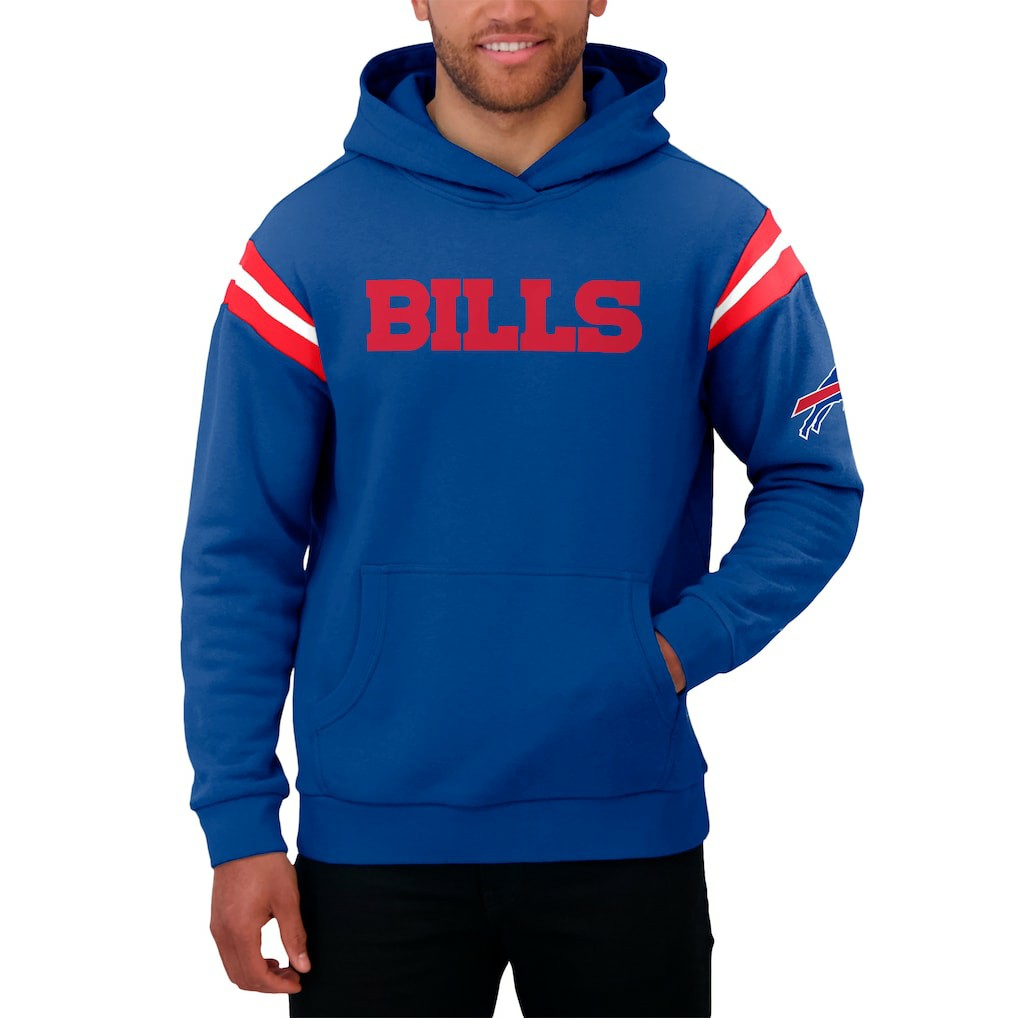 Buffalo Bills Darius Rucker Collection Football Washed Pullover Hoodie - Royal outlet