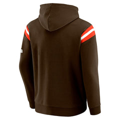 Cleveland Browns Darius Rucker Collection Football Washed Pullover Hoodie - Brown outlet