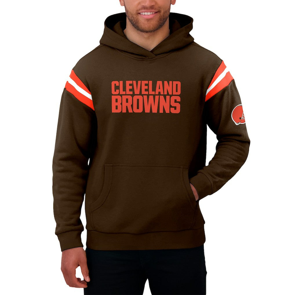 Cleveland Browns Darius Rucker Collection Football Washed Pullover Hoodie - Brown outlet