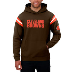 Cleveland Browns Darius Rucker Collection Football Washed Pullover Hoodie - Brown outlet