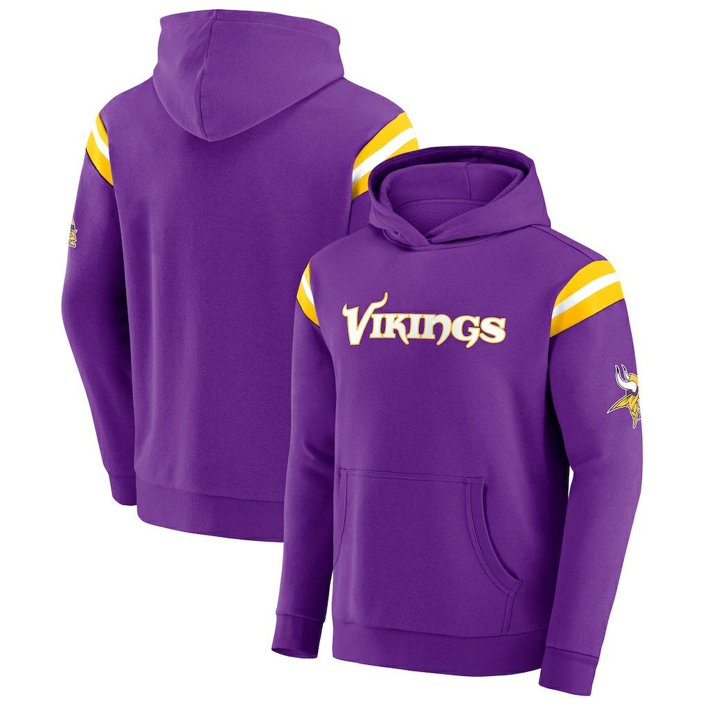 Minnesota Vikings Darius Rucker Collection Football Washed Pullover Hoodie - Purple on sale