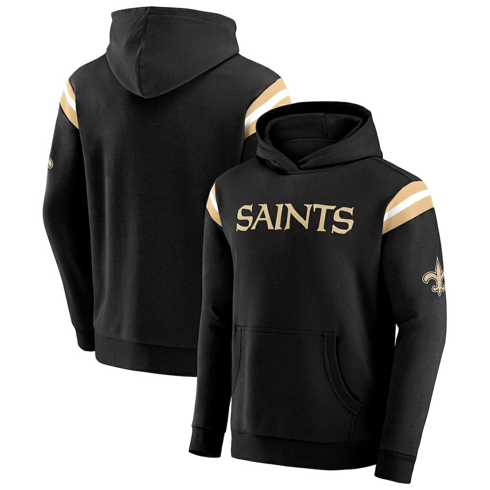 New Orleans Saints Darius Rucker Collection Football Washed Pullover Hoodie - Black outlet