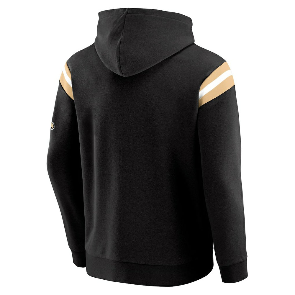 New Orleans Saints Darius Rucker Collection Football Washed Pullover Hoodie - Black outlet