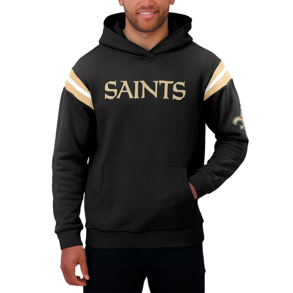 New Orleans Saints Darius Rucker Collection Football Washed Pullover Hoodie - Black outlet