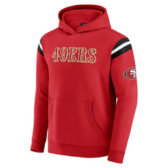 San Francisco 49ers Darius Rucker Collection Football Washed Pullover Hoodie - Scarlet outlet