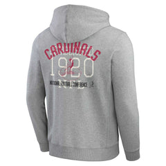 Arizona Cardinals Darius Rucker Collection Vintage Stripe Full-Zip Hoodie - Heather Gray online