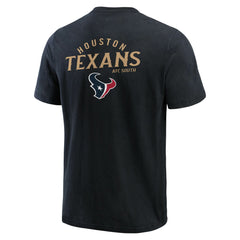 Houston Texans Darius Rucker Collection Washed Henley T-Shirt - Black cheap