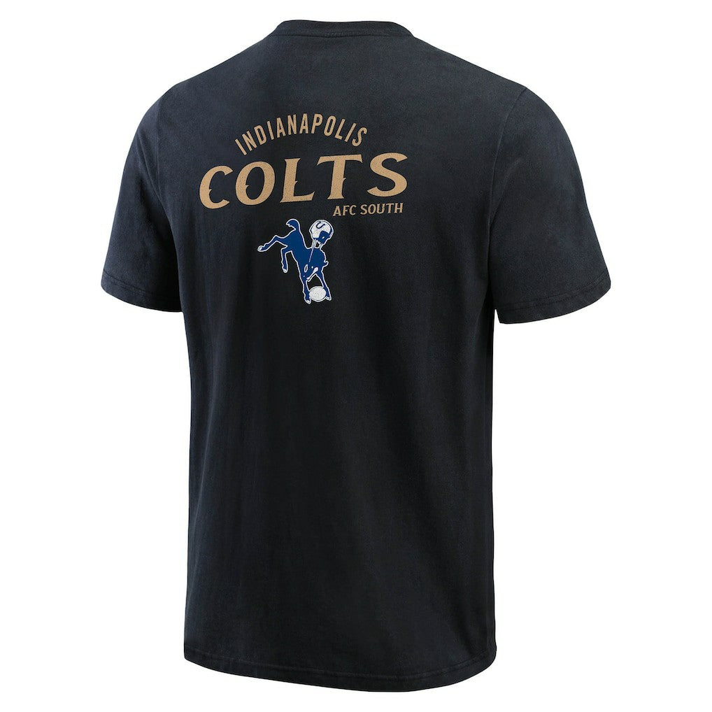 Indianapolis Colts Darius Rucker Collection Washed Henley T-Shirt - Black online