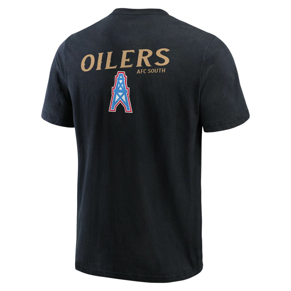 Tennessee Titans Darius Rucker Collection Washed Henley T-Shirt - Black sale