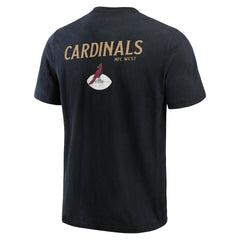 Arizona Cardinals Darius Rucker Collection Washed Henley T-Shirt - Black cheap