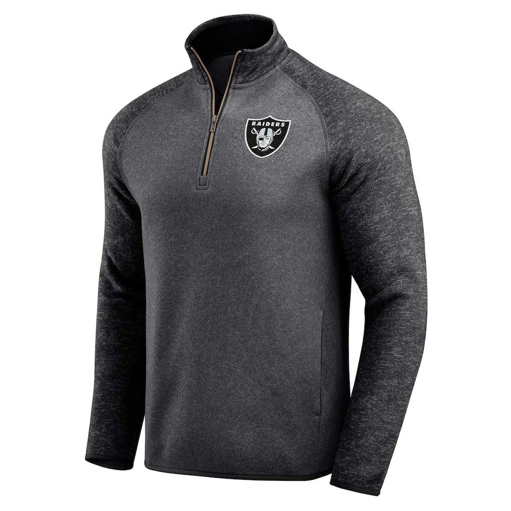 Las Vegas Raiders Darius Rucker Collection Tonal Quarter-Zip Jacket - Black cheap