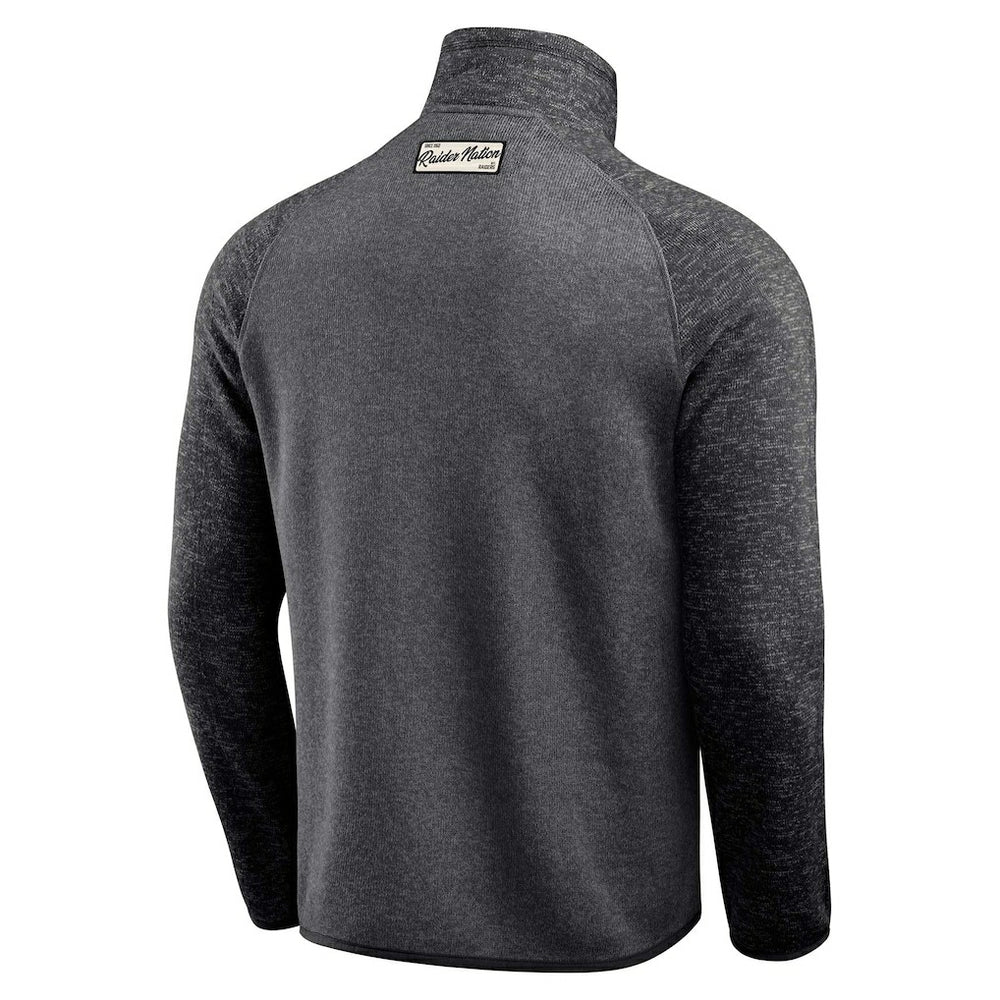 Las Vegas Raiders Darius Rucker Collection Tonal Quarter-Zip Jacket - Black cheap