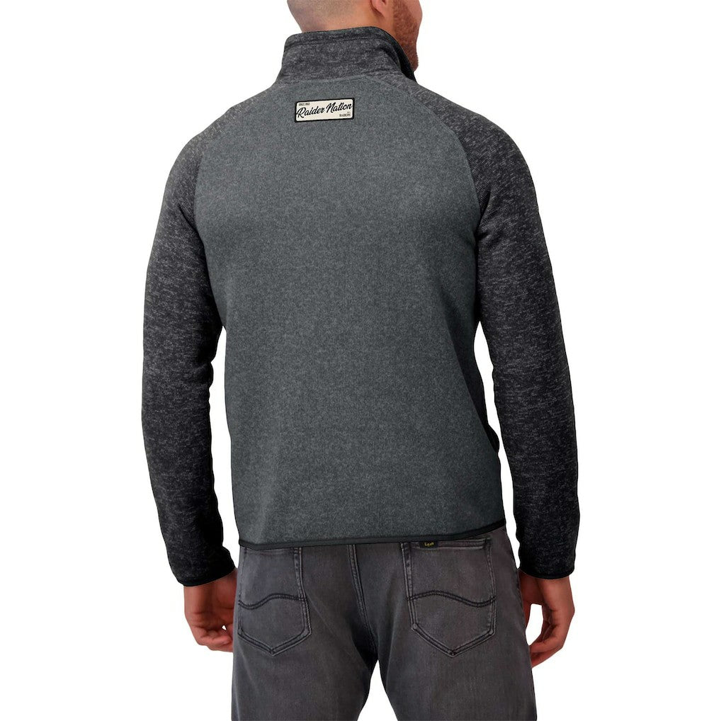 Las Vegas Raiders Darius Rucker Collection Tonal Quarter-Zip Jacket - Black cheap