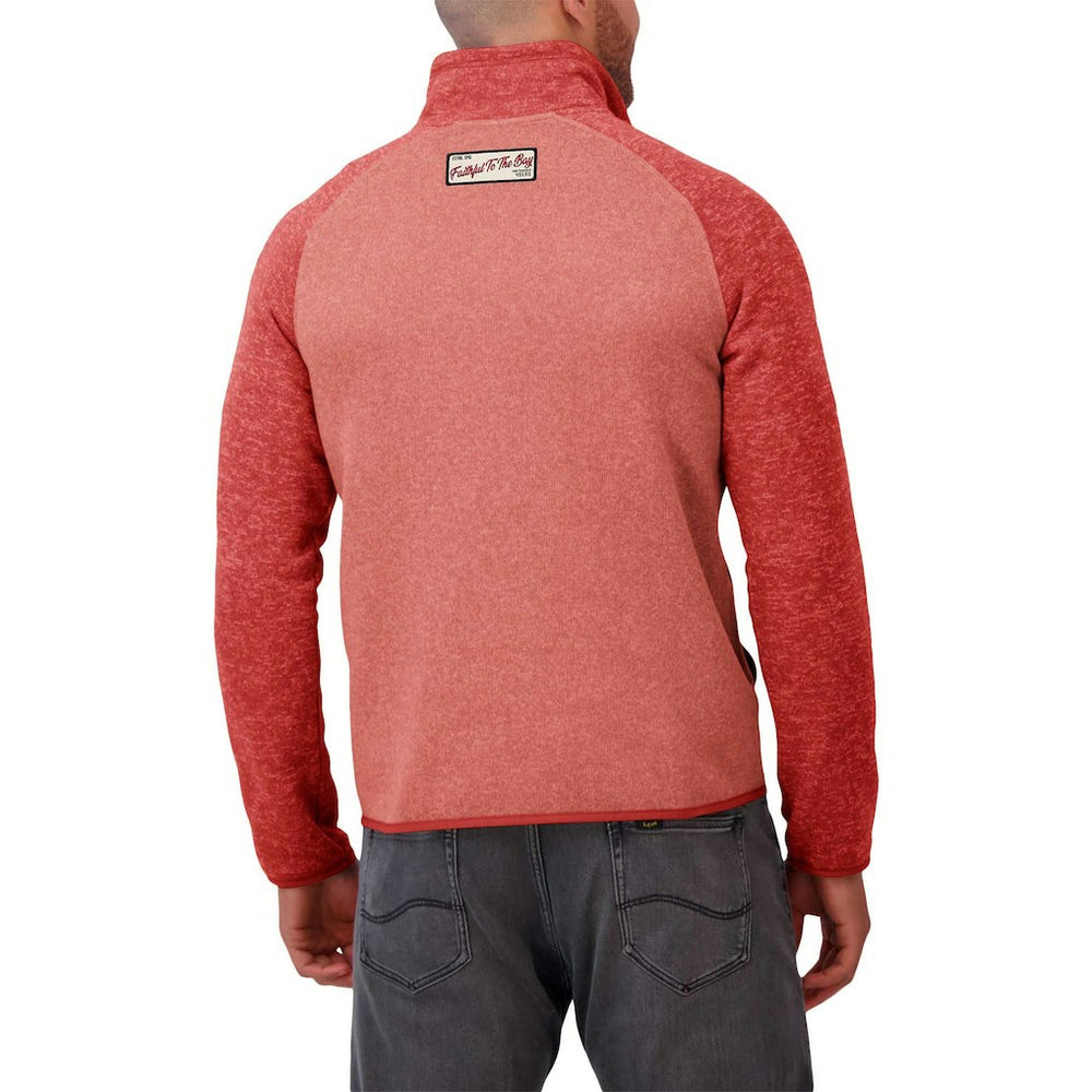 San Francisco 49ers Darius Rucker Collection Tonal Quarter-Zip Jacket - Scarlet discount