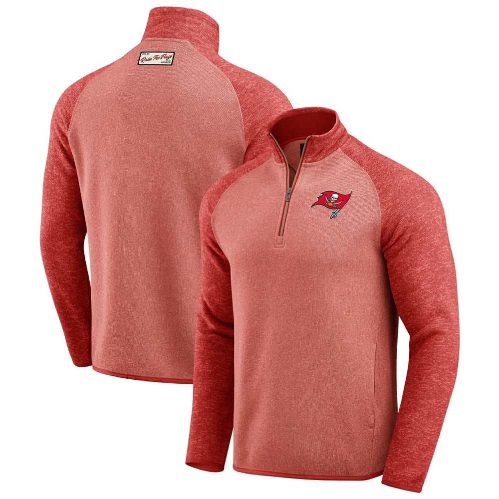 Tampa Bay Buccaneers Darius Rucker Collection Tonal Quarter-Zip Jacket - Red on sale
