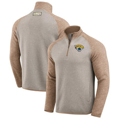 Jacksonville Jaguars Darius Rucker Collection Tonal Quarter-Zip Jacket - Tan sale