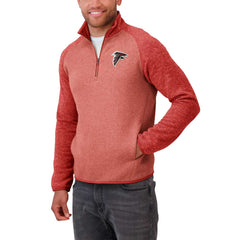 Atlanta Falcons Darius Rucker Collection Tonal Quarter-Zip Jacket - Red on sale