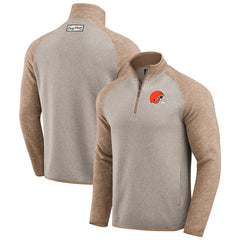 Cleveland Browns Darius Rucker Collection Tonal Quarter-Zip Jacket - Tan outlet