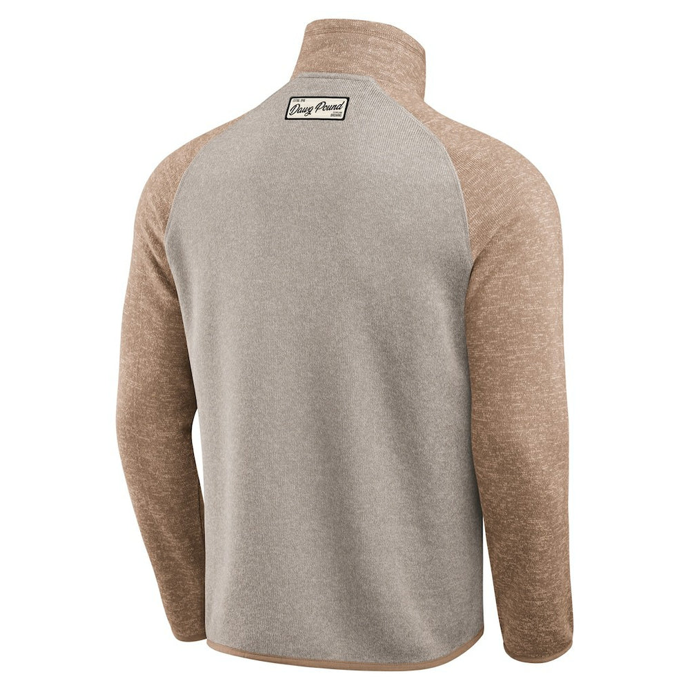 Cleveland Browns Darius Rucker Collection Tonal Quarter-Zip Jacket - Tan outlet
