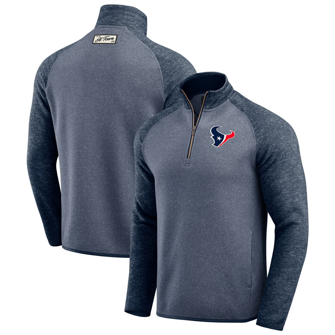 Houston Texans Darius Rucker Collection Tonal Quarter-Zip Jacket - Navy on sale