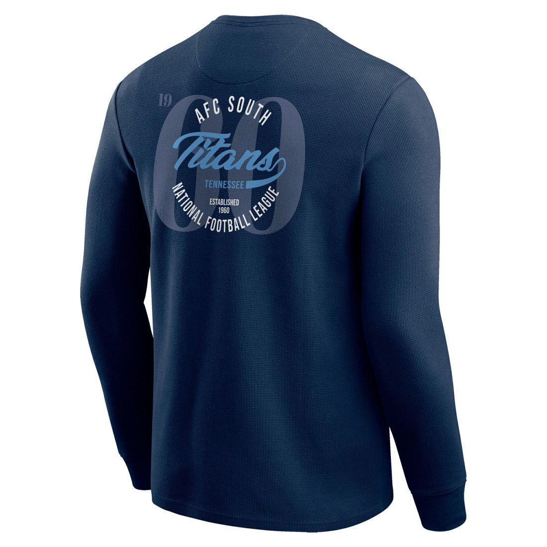 Tennessee Titans Darius Rucker Collection Washed Waffle-Knit Long Sleeve T-Shirt - Navy cheap