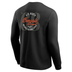Cincinnati Bengals Darius Rucker Collection Washed Waffle-Knit Long Sleeve T-Shirt - Black sale
