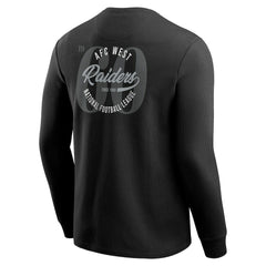 Las Vegas Raiders Darius Rucker Collection Washed Waffle-Knit Long Sleeve T-Shirt - Black sale