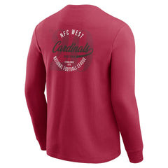 Arizona Cardinals Darius Rucker Collection Washed Waffle-Knit Long Sleeve T-Shirt - Red on sale