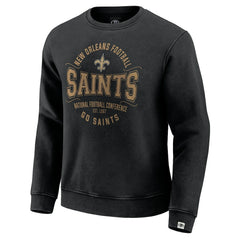 New Orleans Saints Darius Rucker Collection Vintage Pullover Sweatshirt - Black for sale