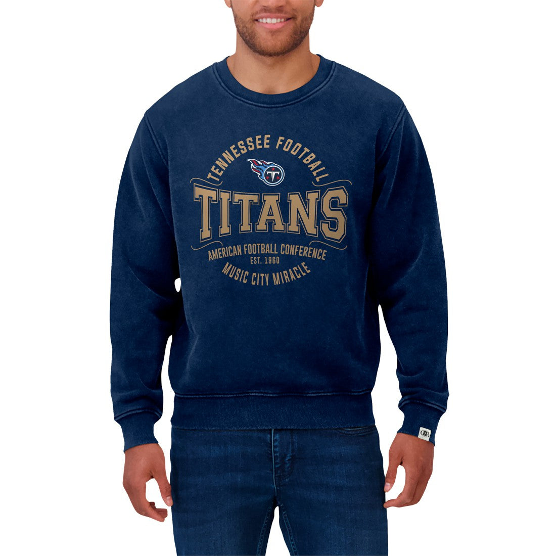 Tennessee Titans Darius Rucker Collection Vintage Pullover Sweatshirt - Navy online