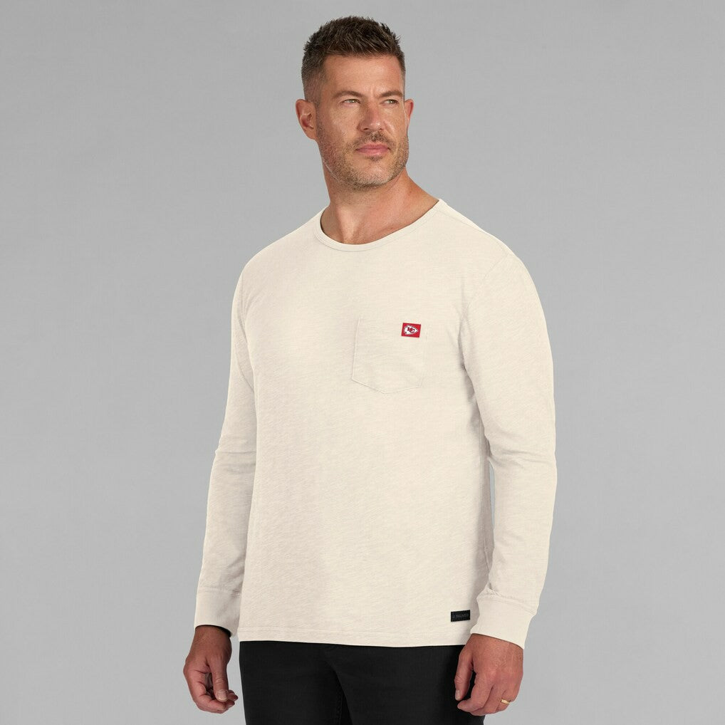 Kansas City Chiefs J. Palmer In-The-Pocket Long Sleeve T-Shirt - Cream online