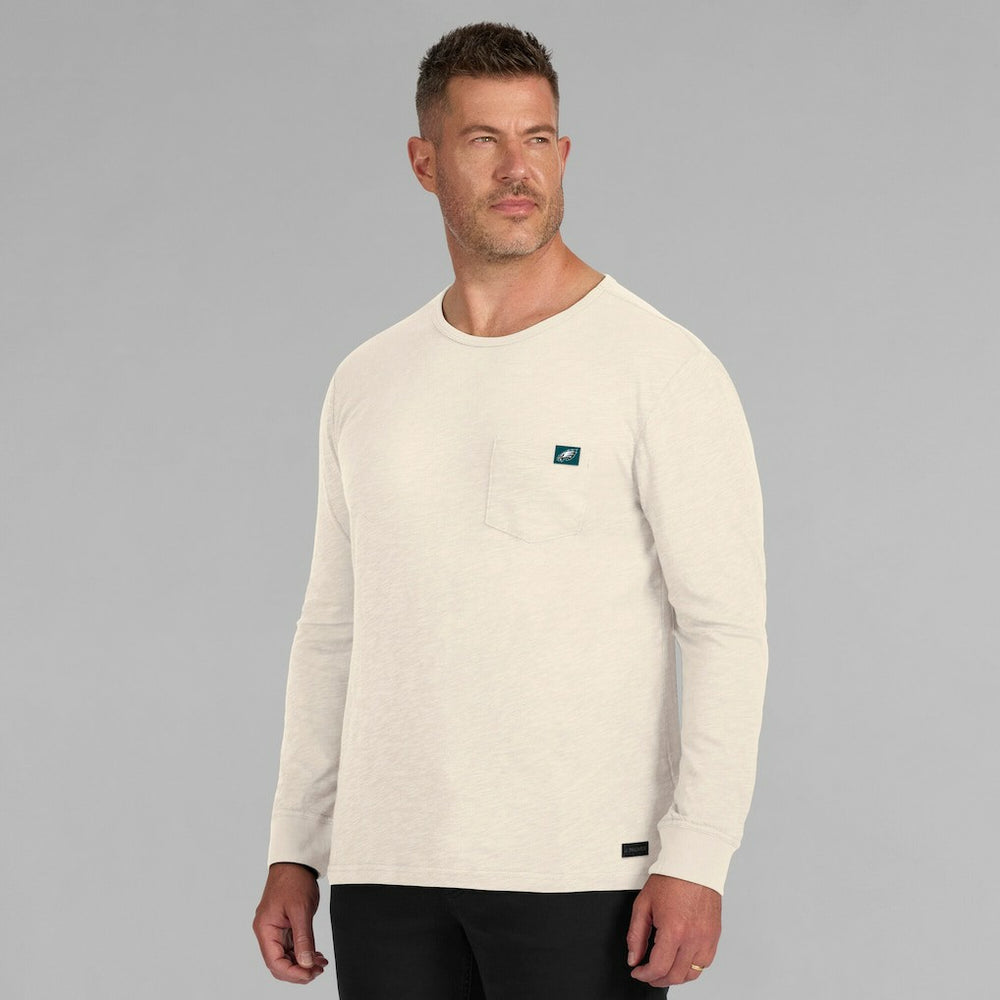 Philadelphia Eagles J. Palmer In-The-Pocket Long Sleeve T-Shirt - Cream cheap