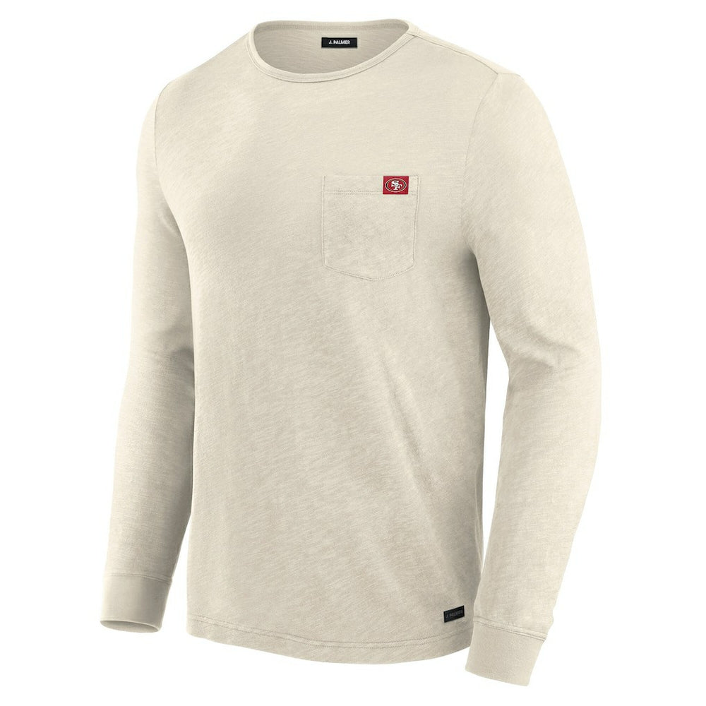 San Francisco 49ers J. Palmer In-The-Pocket Long Sleeve T-Shirt - Cream outlet