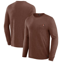 Cleveland Browns J. Palmer In-The-Pocket Long Sleeve T-Shirt - Tan discount