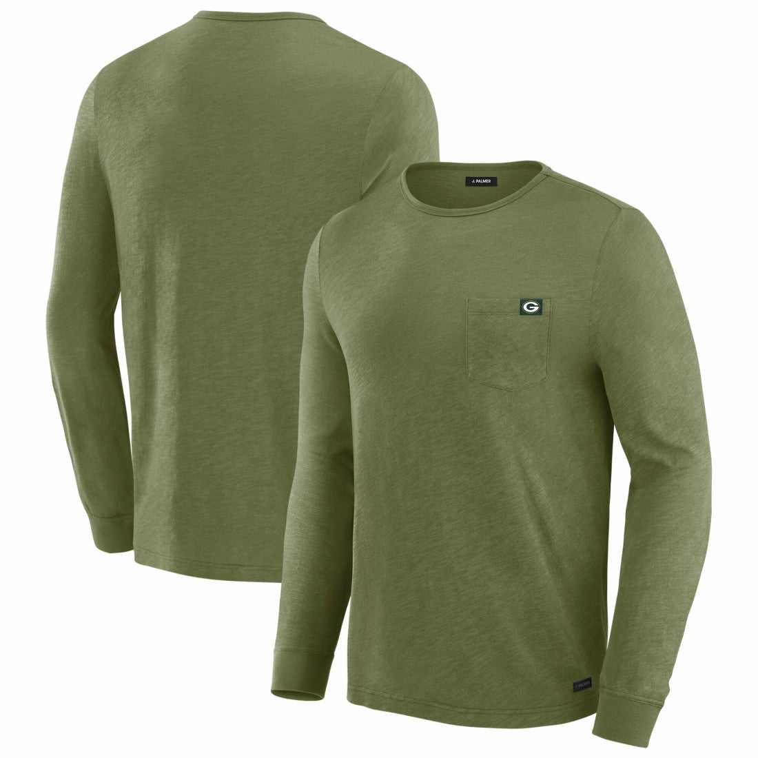 Green Bay Packers J. Palmer In-The-Pocket Long Sleeve T-Shirt - Olive for sale
