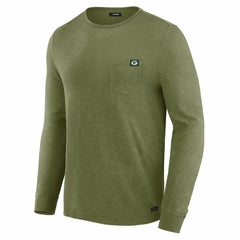 Green Bay Packers J. Palmer In-The-Pocket Long Sleeve T-Shirt - Olive for sale