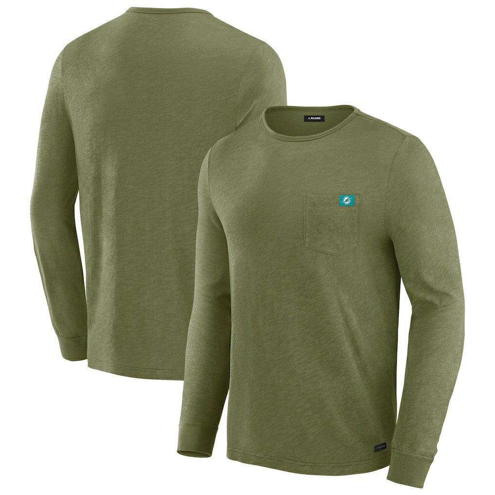 Miami Dolphins J. Palmer In-The-Pocket Long Sleeve T-Shirt - Olive outlet