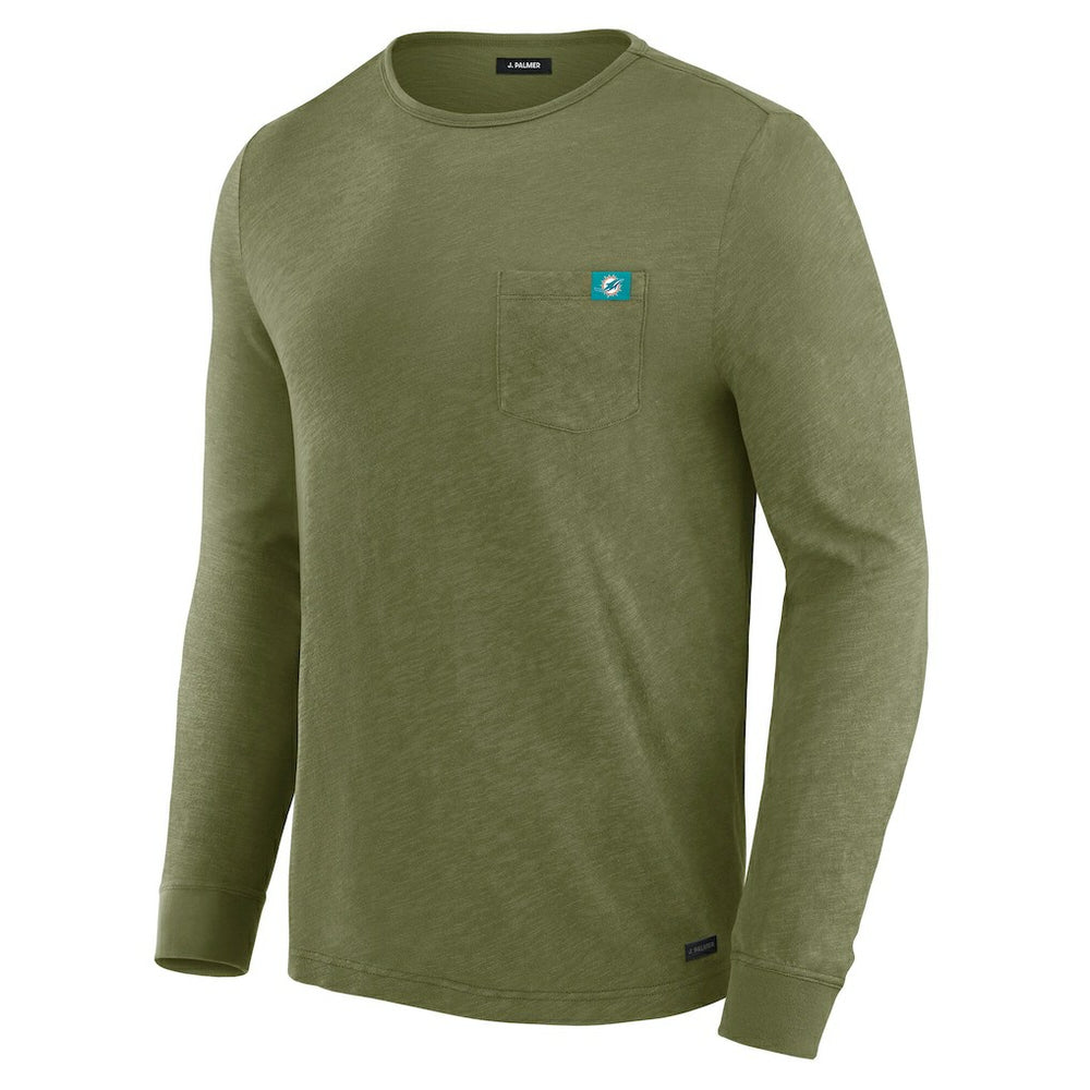 Miami Dolphins J. Palmer In-The-Pocket Long Sleeve T-Shirt - Olive outlet