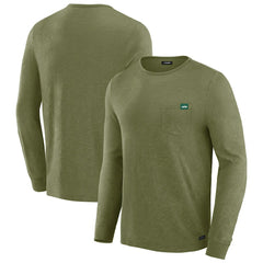 New York Jets J. Palmer In-The-Pocket Long Sleeve T-Shirt - Olive cheap