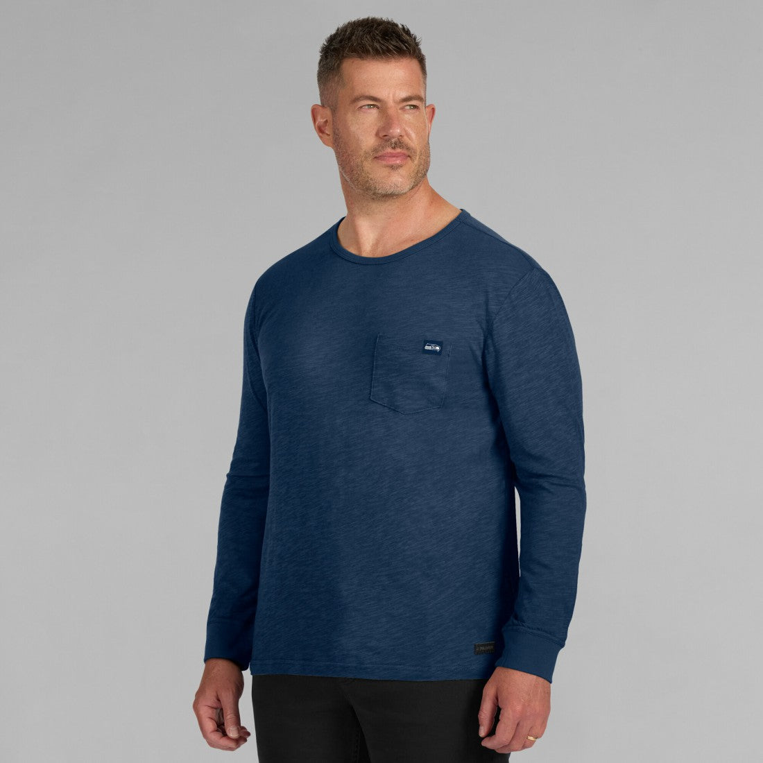 Seattle Seahawks J. Palmer In-The-Pocket Long Sleeve T-Shirt - Navy online