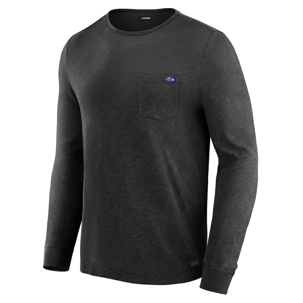 Baltimore Ravens J. Palmer In-The-Pocket Long Sleeve T-Shirt - Black cheap