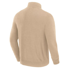 Kansas City Chiefs J. Palmer Franchise Quarter-Zip Sweater - Tan cheap