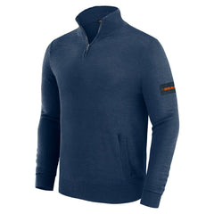 Chicago Bears J. Palmer Franchise Quarter-Zip Sweater - Navy cheap