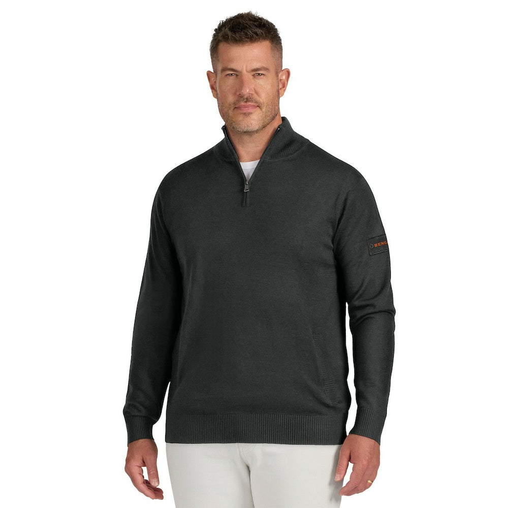 Cincinnati Bengals J. Palmer Franchise Quarter-Zip Sweater - Black cheap